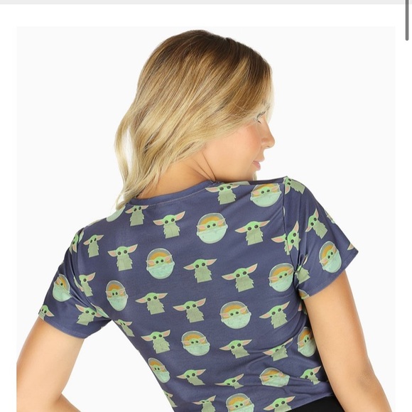 BlackMilk THE CHILD TIE FRONT TEE - Grogu - Picture 4 of 11